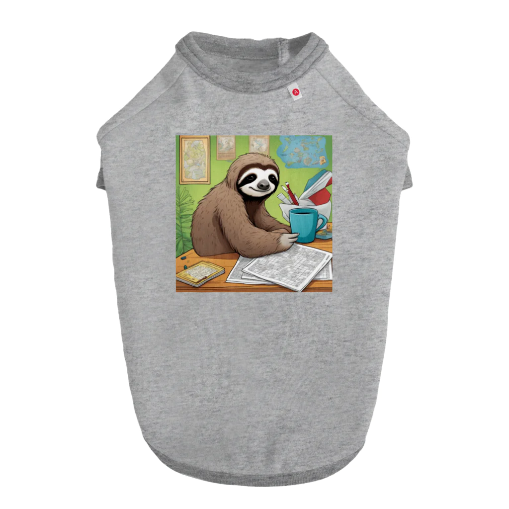 hobopoの"A Sloth Trying Various Things"  Dog T-shirt