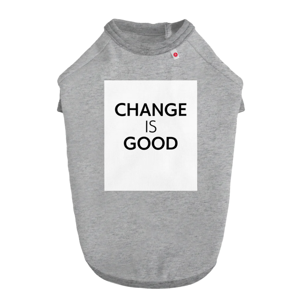 SMILEYのChange is Good ドッグTシャツ