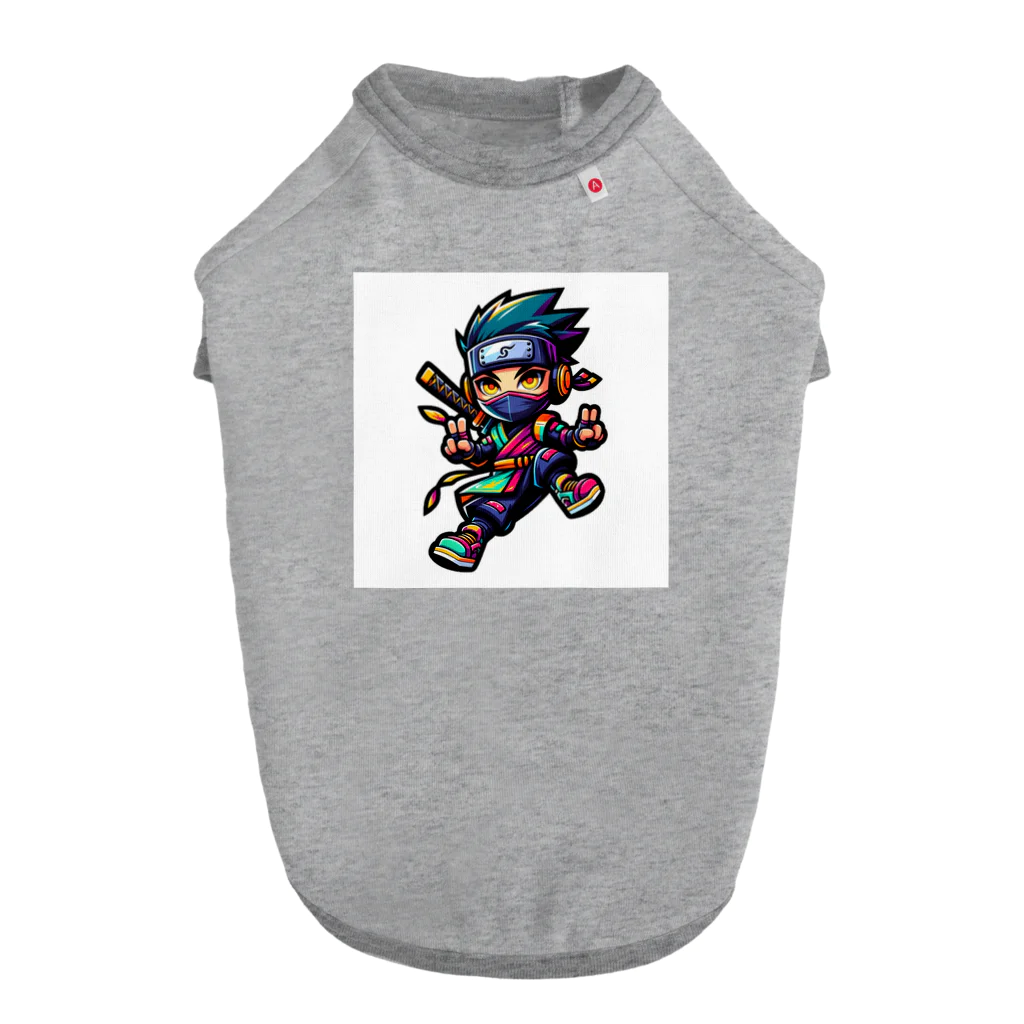 rsrsrsrsrの“Digital Ninja” ドッグTシャツ