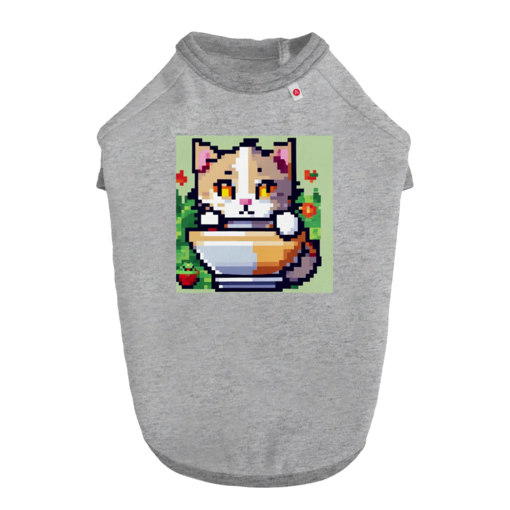 雪売店のマグカップかくれんぼ猫 ドッグTシャツ