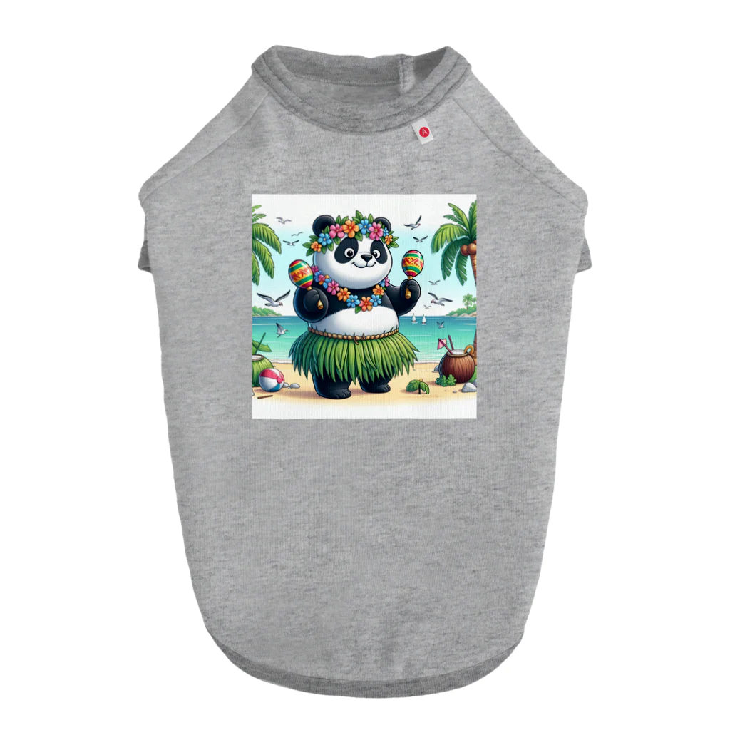 redpanda_pandaのパンダマラカス ドッグTシャツ