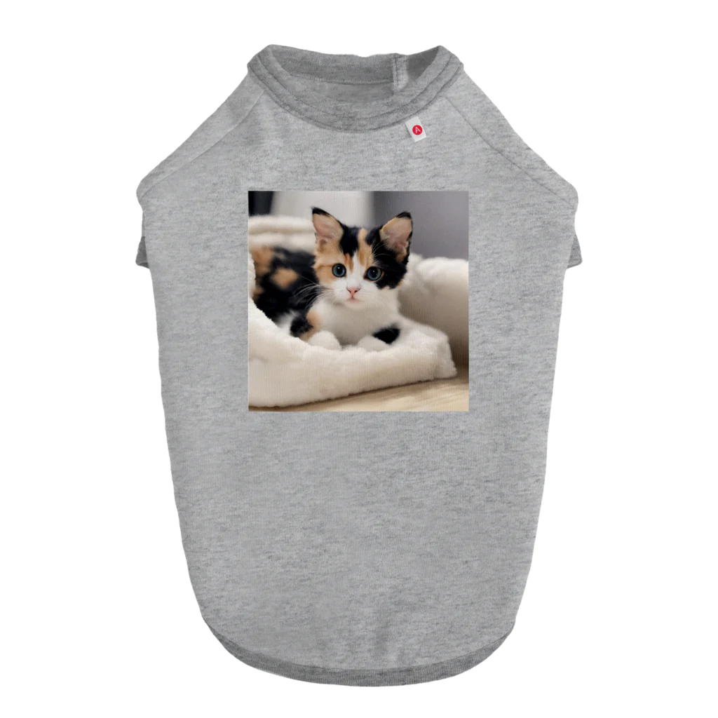 癒しリフレッシュの愛らしい子猫ちゃん Dog T-shirt