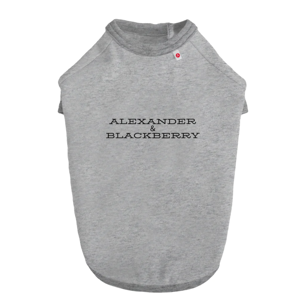 RS JAPANのAlexander ＆BlackBerry ドッグTシャツ