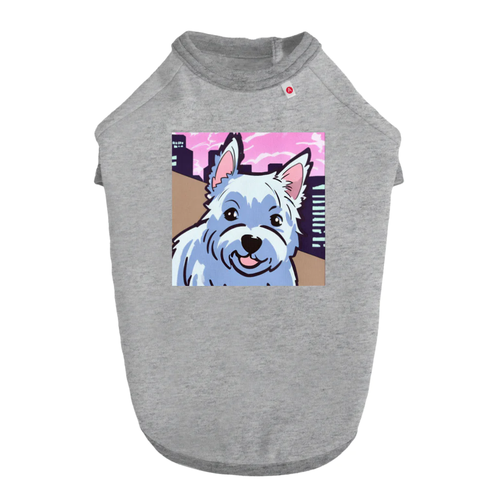 雑貨屋わんわんのかわいいウエスティ Dog T-shirt