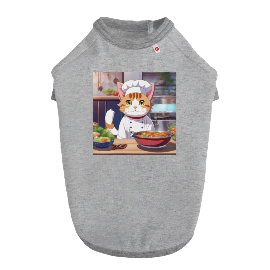 ネコのお部屋のパティシエデビューのネコ Dog T-shirt