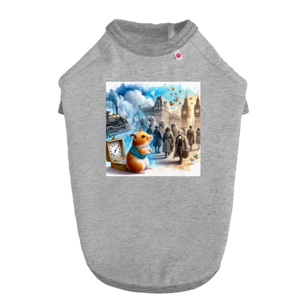 えほんのふんわりぺーじのフクの時間旅行 Dog T-shirt