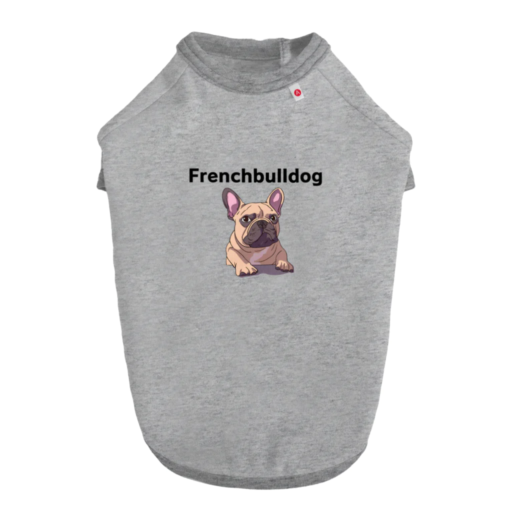 katamimi_ns_kawashimaのFrenchbulldog（フレンチブルドッグ） Dog T-shirt