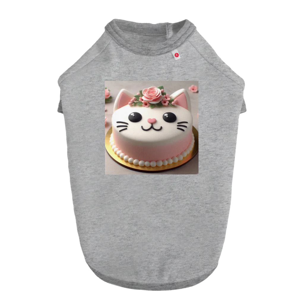 neko_shopのねこケーキ４ Dog T-shirt