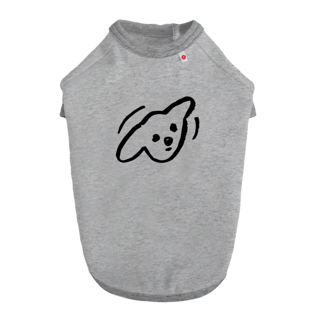 羊の監視員のうちの犬（回転）（犬用の服） ドッグTシャツ