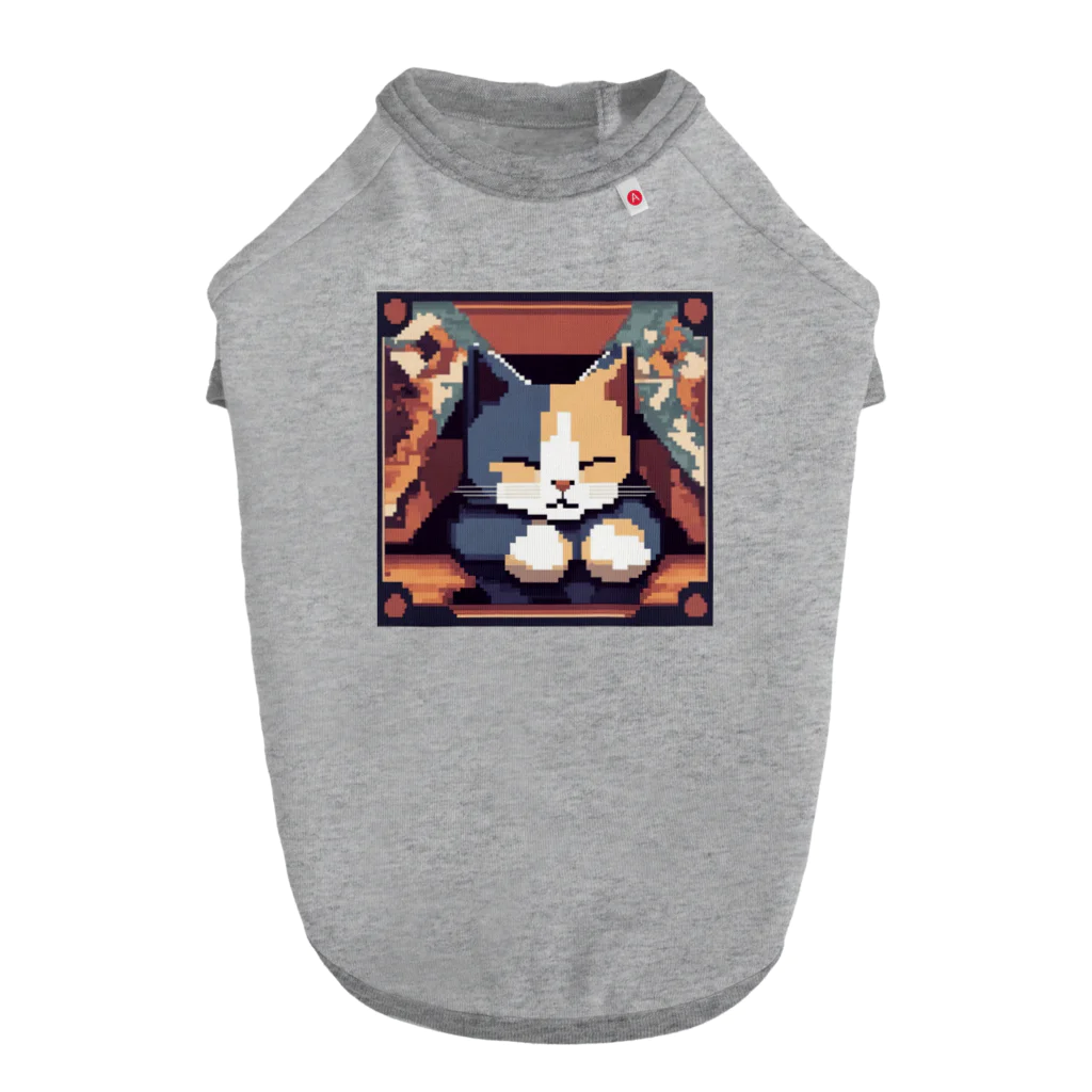 masaのひざ掛けの下で寝ている猫 Dog T-shirt