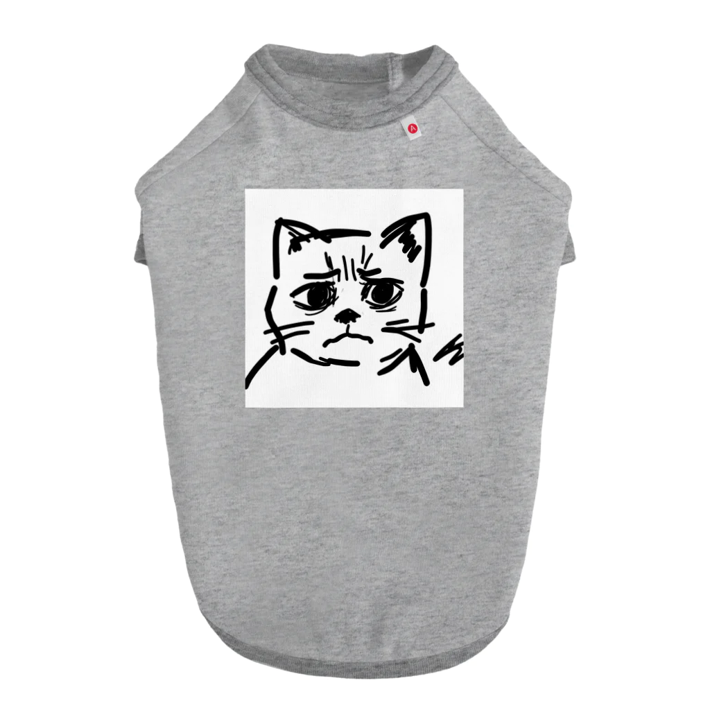 CODYの訝しげな顔の猫 ドッグTシャツ