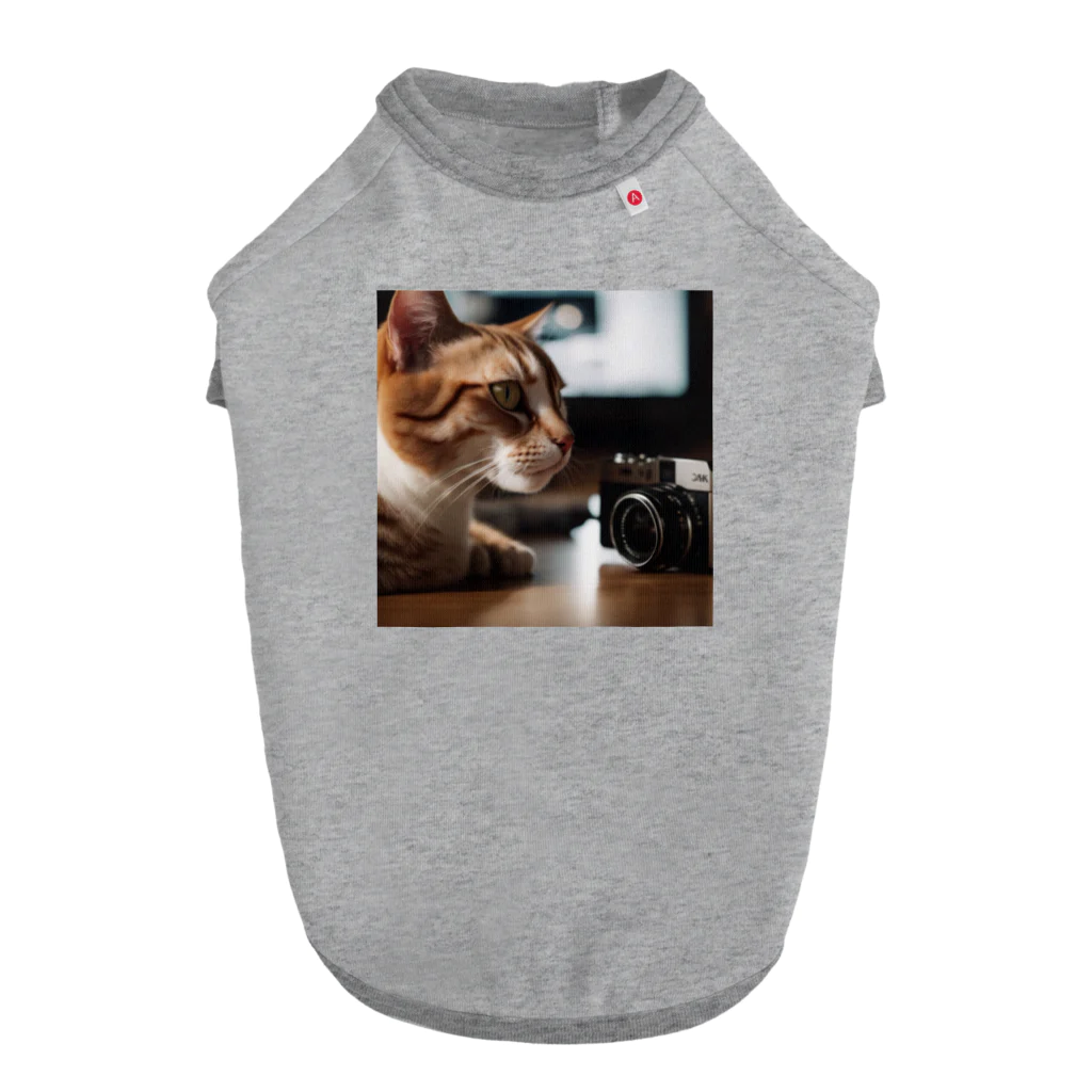 yura6200の猫ちゃん　v8 Dog T-shirt