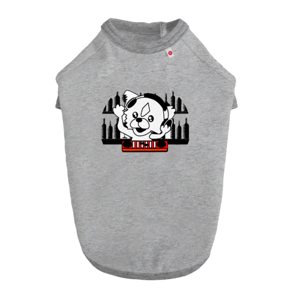 ＤJ犬のチーくんグッズのDJわんこのチーくん Dog T-shirt