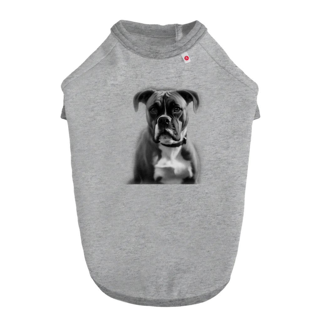 barbyGGGの超キュートなボクサー犬 Dog T-shirt