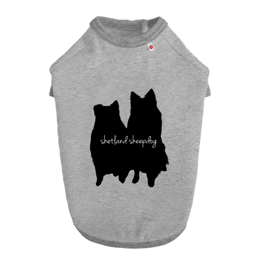 a_c0111のシェルティグッズ Dog T-shirt