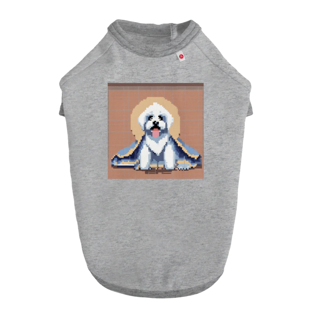 taka_nirvanaのふかふか毛布のマルチーズ Dog T-shirt