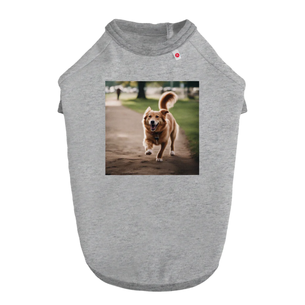 haru_0324の幸せそうな顔をしているわんこ Dog T-shirt