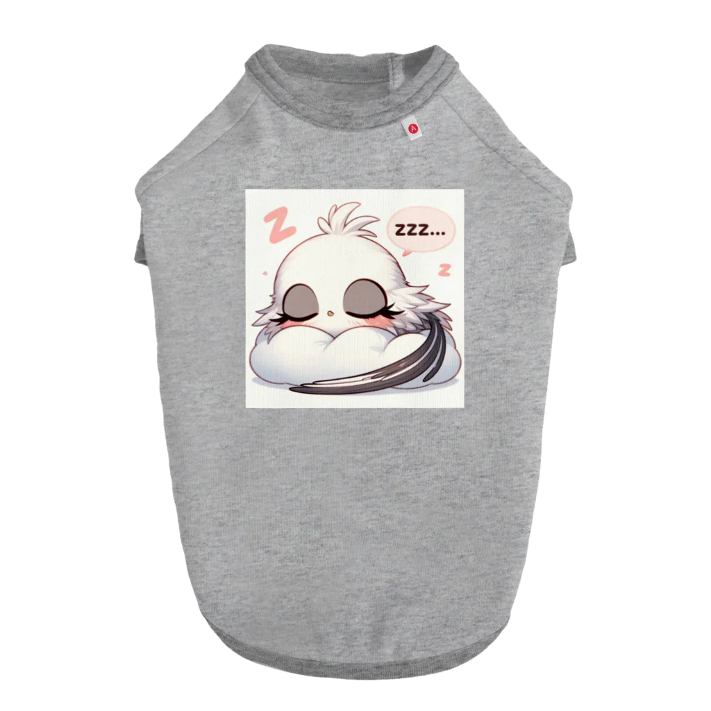 mimikkyu322のLong-tailed Tit 7 ドッグTシャツ