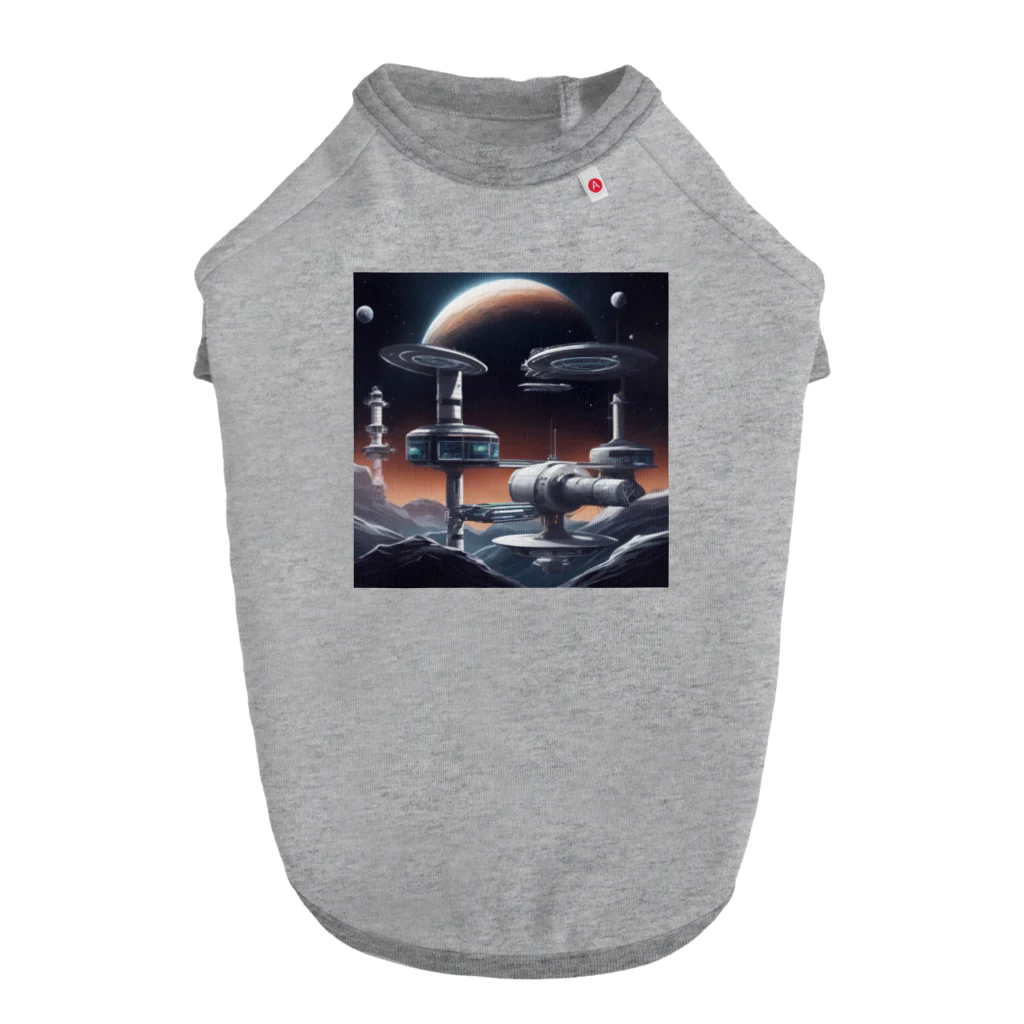 Banksy-sの1. Futura Space Station ドッグTシャツ