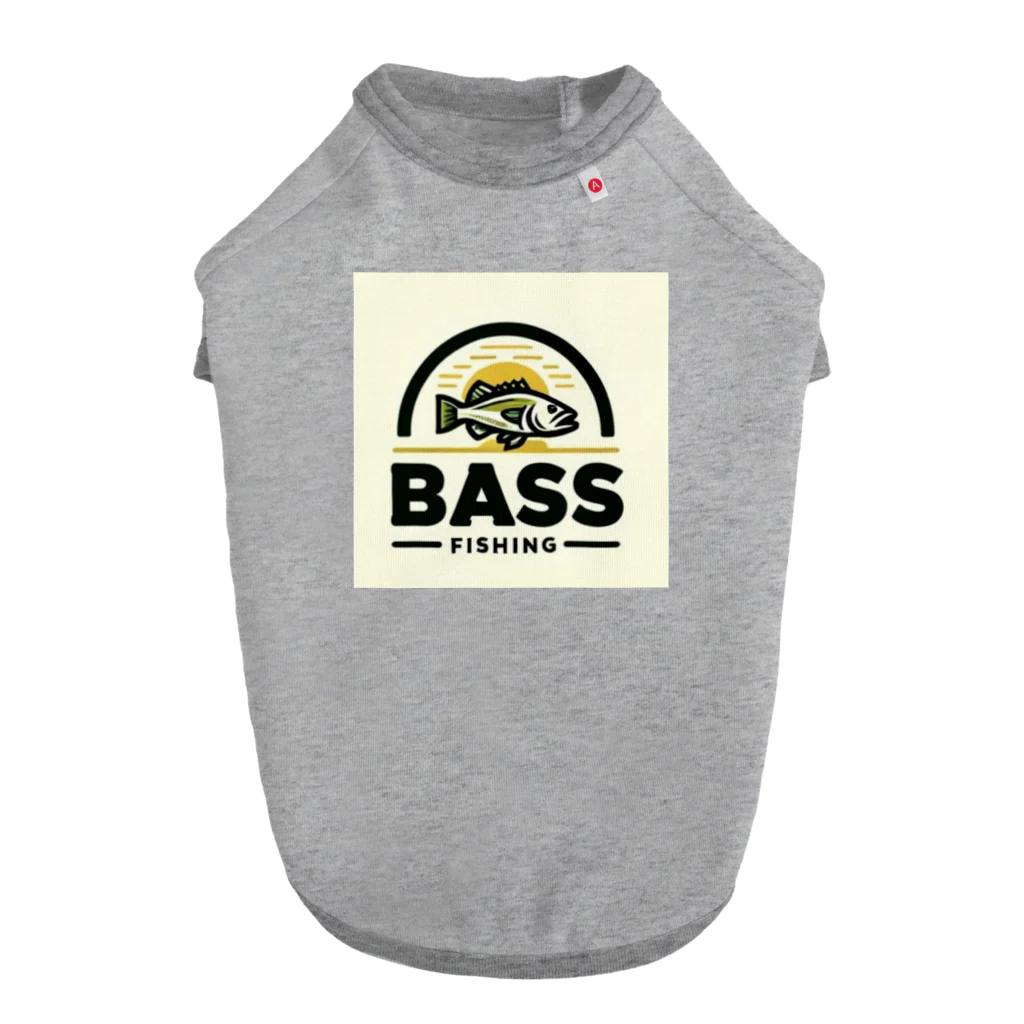 bassblocksのクラシカルバスロゴ ドッグTシャツ