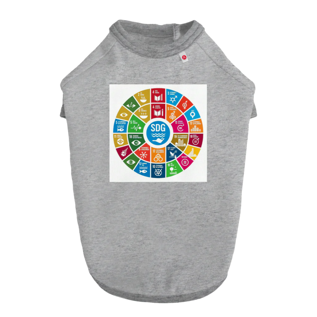 happiness_shopのSDGs（持続可能な開発目標） Dog T-shirt