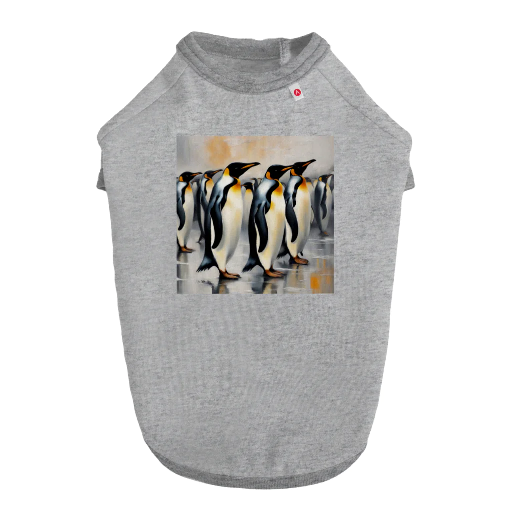 akipen76の仲間のために自分を奮起するペンギン ドッグTシャツ