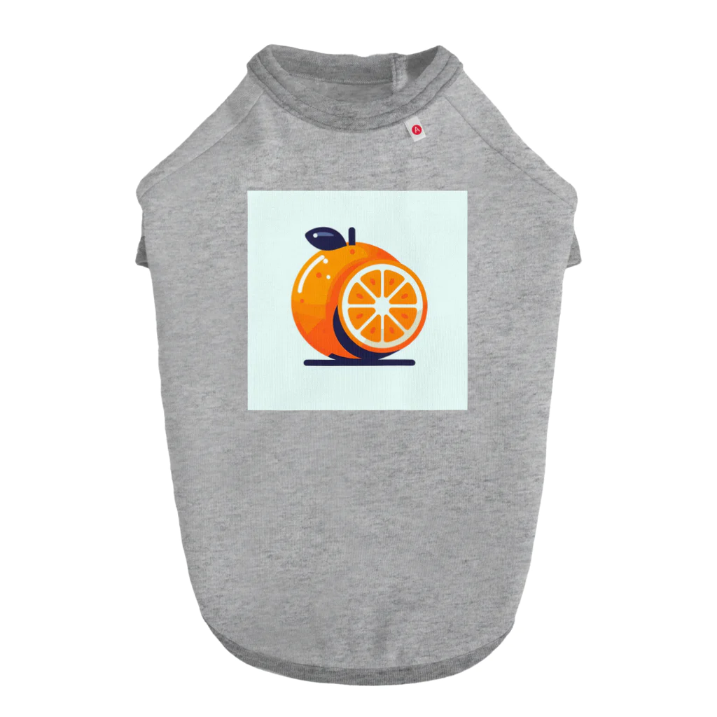 Akira03のオレンジ ドッグTシャツ