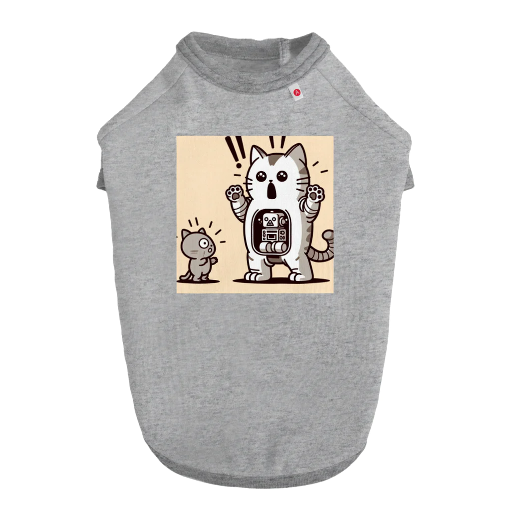 ロボなねこちゃんのサプライズねこット Dog T-shirt