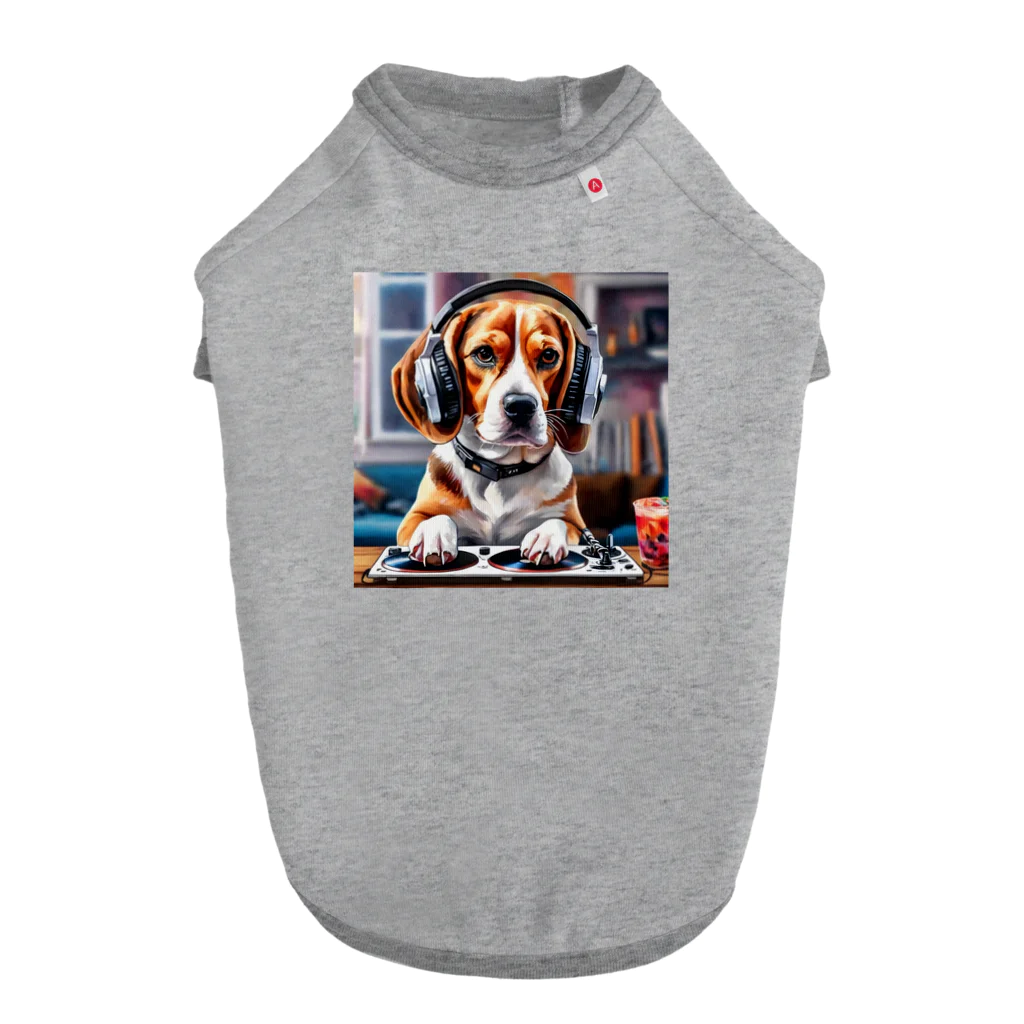 モノモノクローゼットのビーグルがヘッドフォン Dog T-shirt