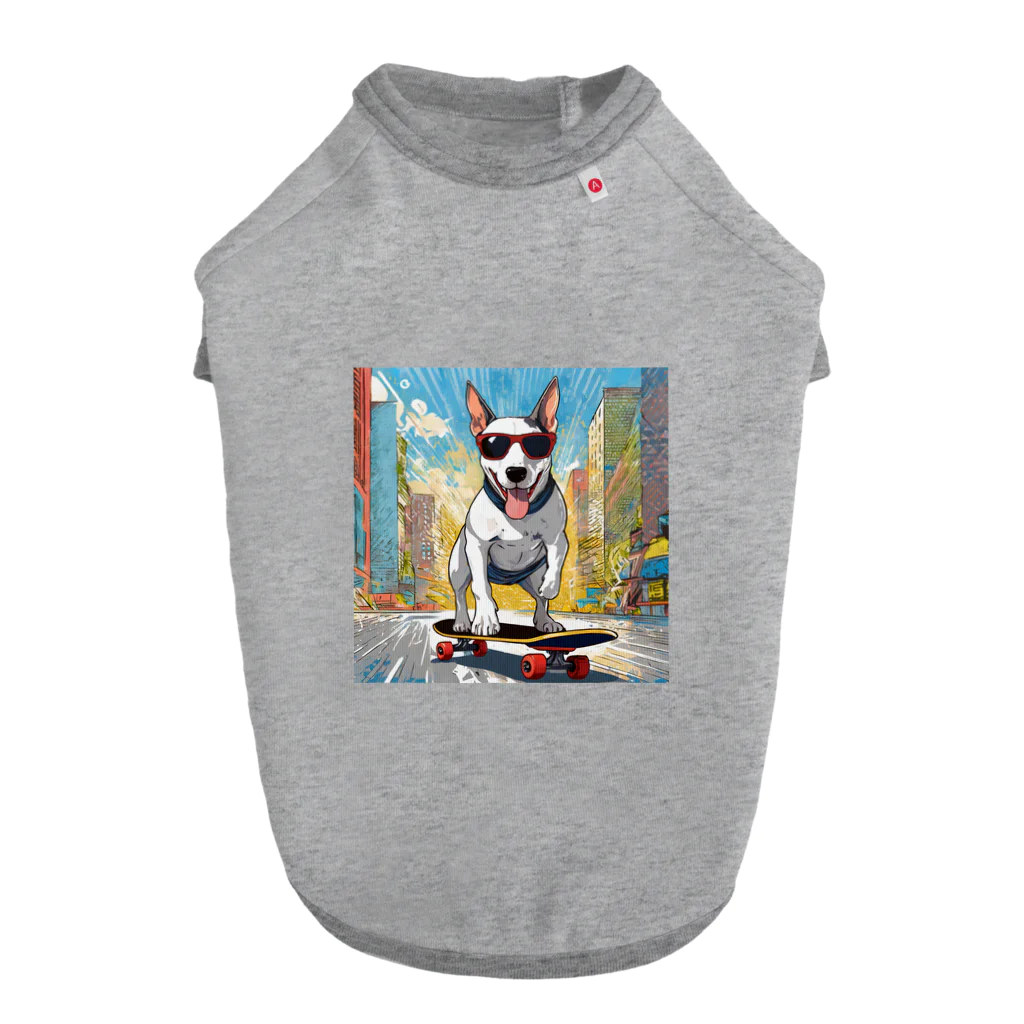 Bull Terrier Paradeの🛹スケーターヴィンセント ドッグTシャツ