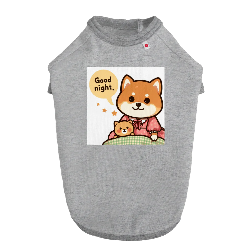 メアリーの今夜は可愛い柴犬スタンプで癒しの時間 Dog T-shirt