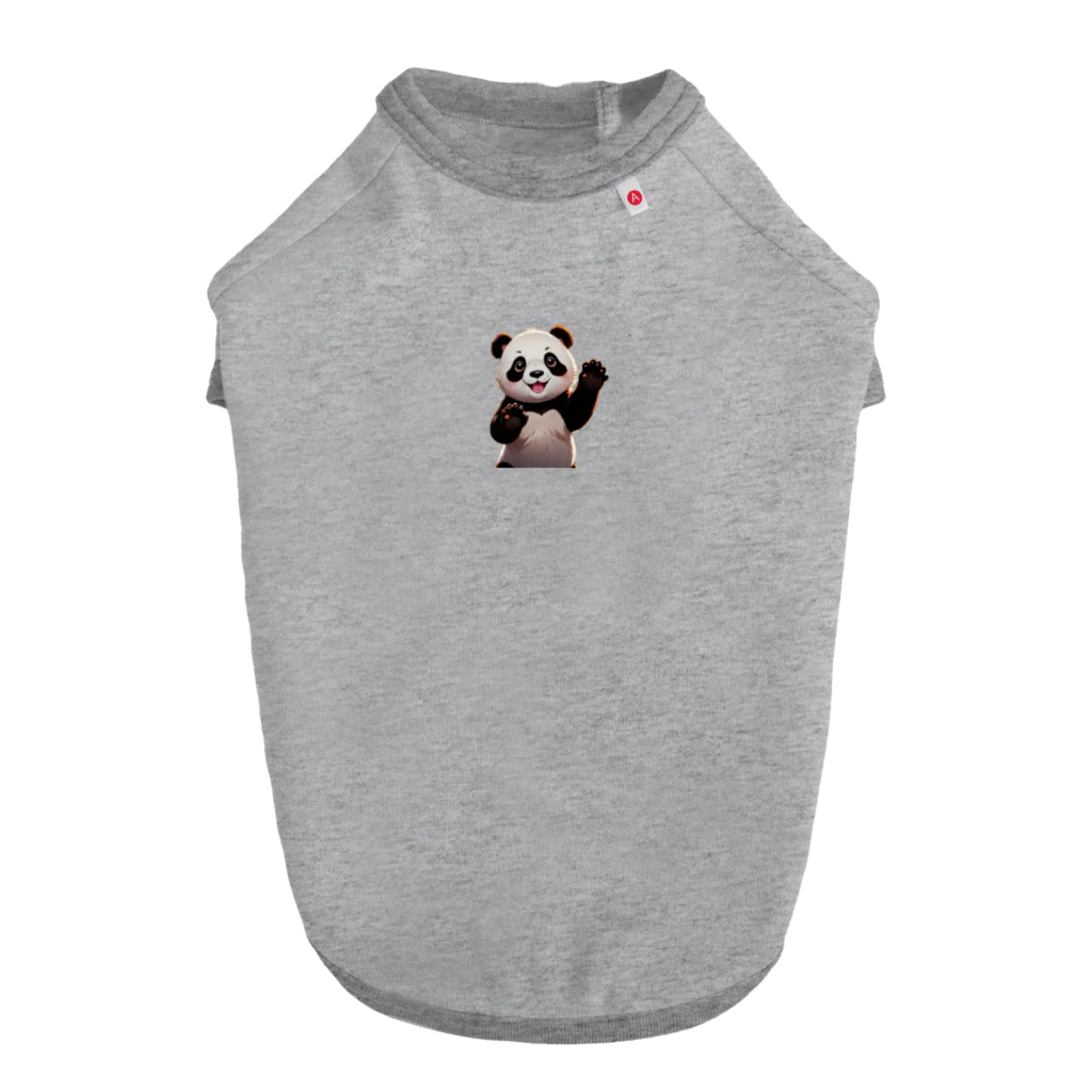rakutenitibaの喜んでいるパンダ Dog T-shirt