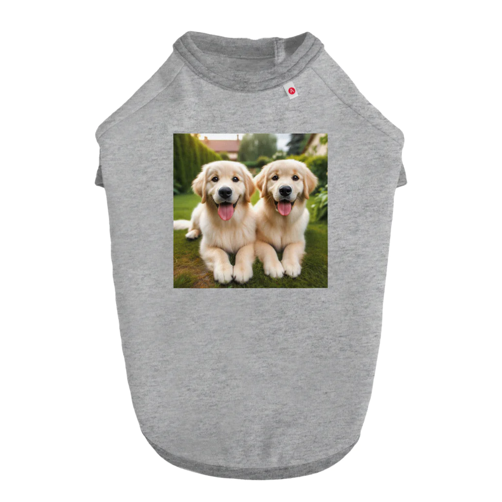 animalsの可愛い犬 Dog T-shirt