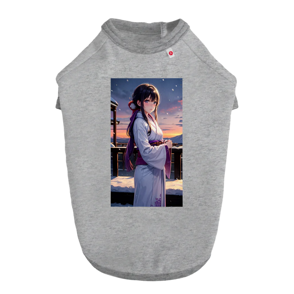 kimono_musume  AI artのscene5 Dog T-shirt