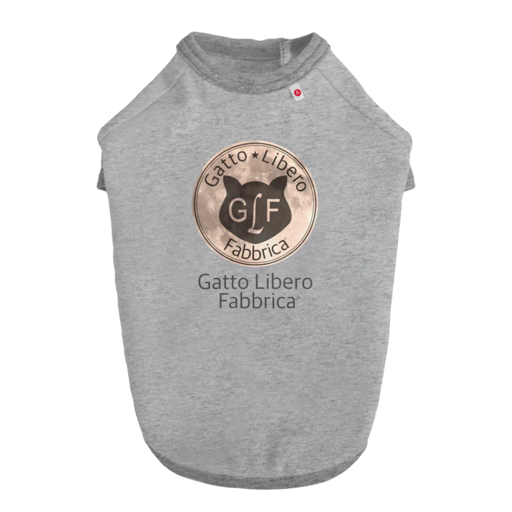 GattoLibero_Fabbricaのmooncat GLF ドッグTシャツ