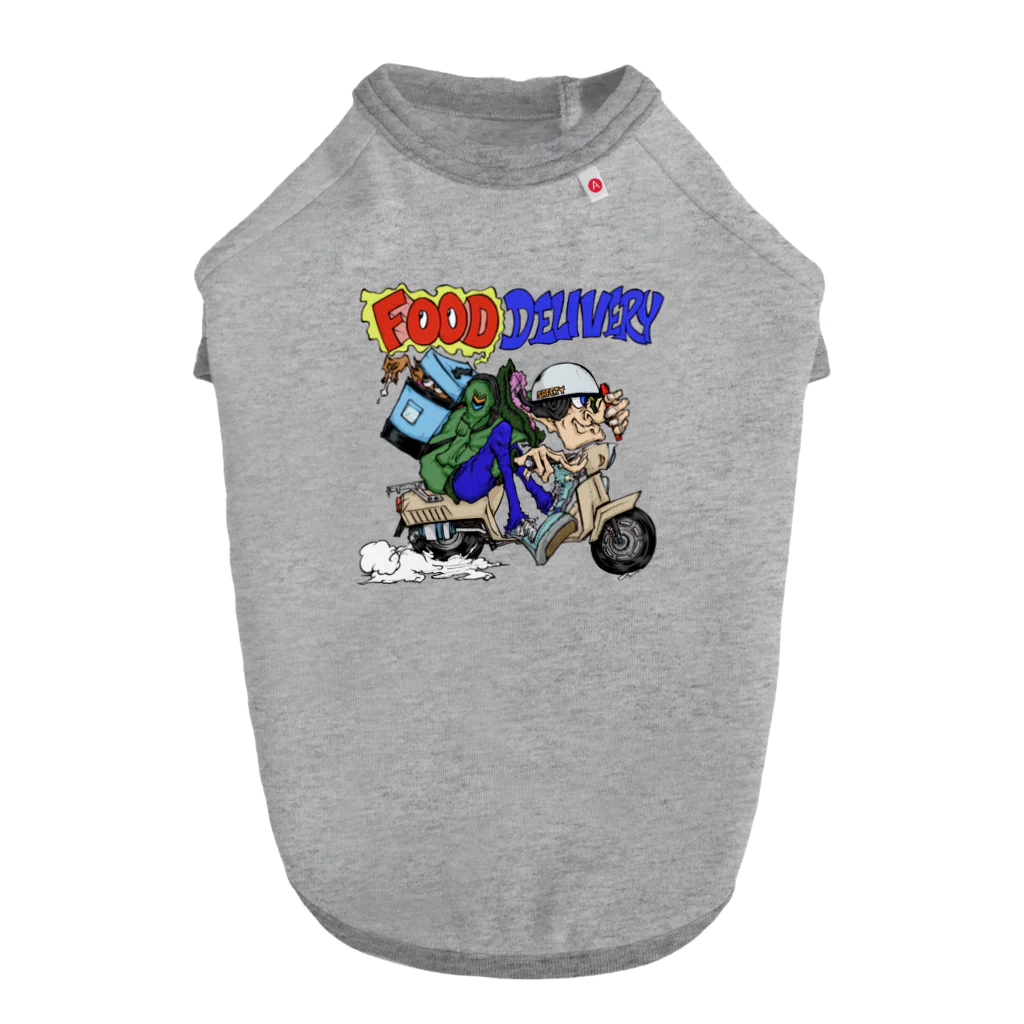 Big Apple 33のFOOD DELIVERY Dog T-shirt