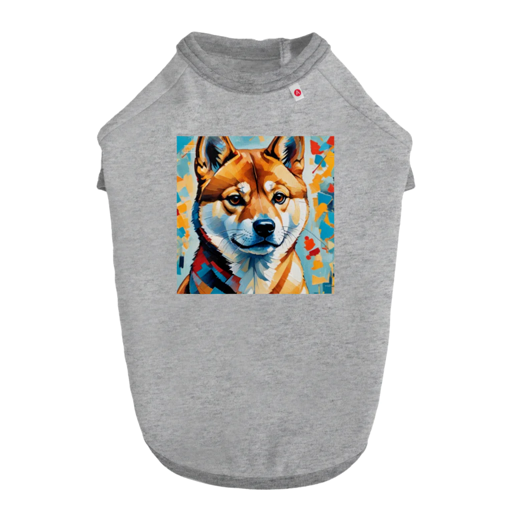 KAPPA TRAVEL GOの柴犬の幾何学 ドッグTシャツ