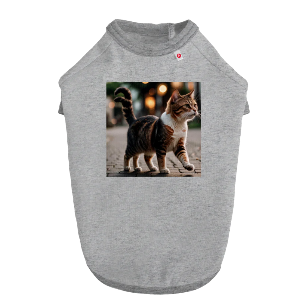 Number-3の猫なのにワン太 Dog T-shirt