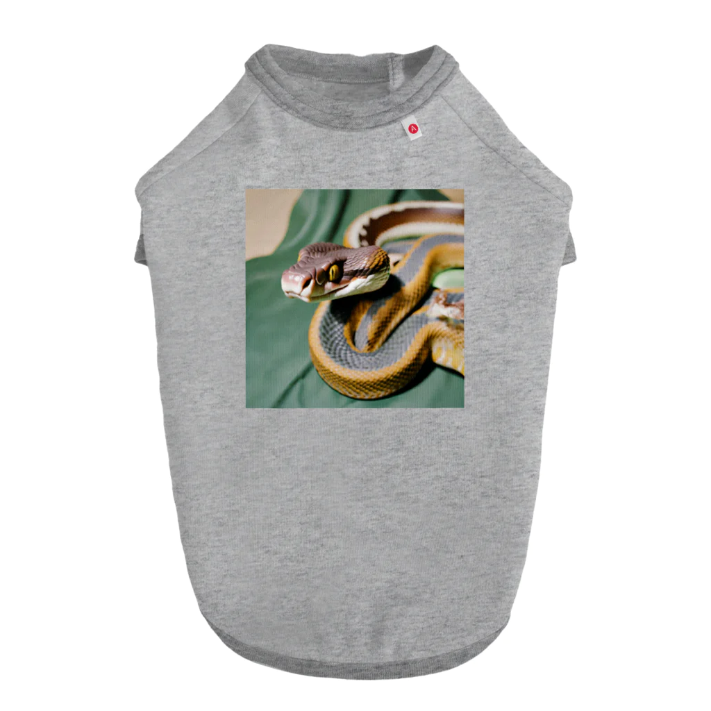 Yasu3141のヘビ ドッグTシャツ