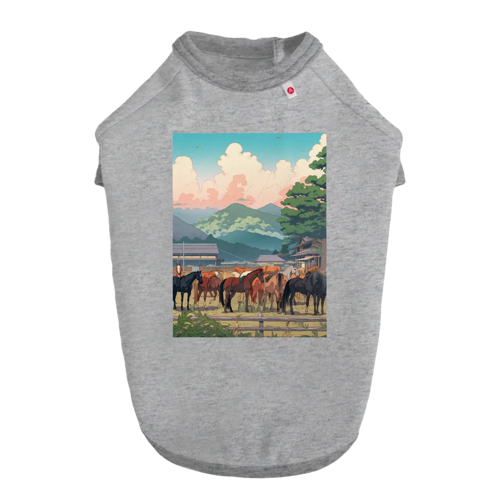 AQUAMETAVERSEの馬の調教師　クニちゃん　2496 ドッグTシャツ