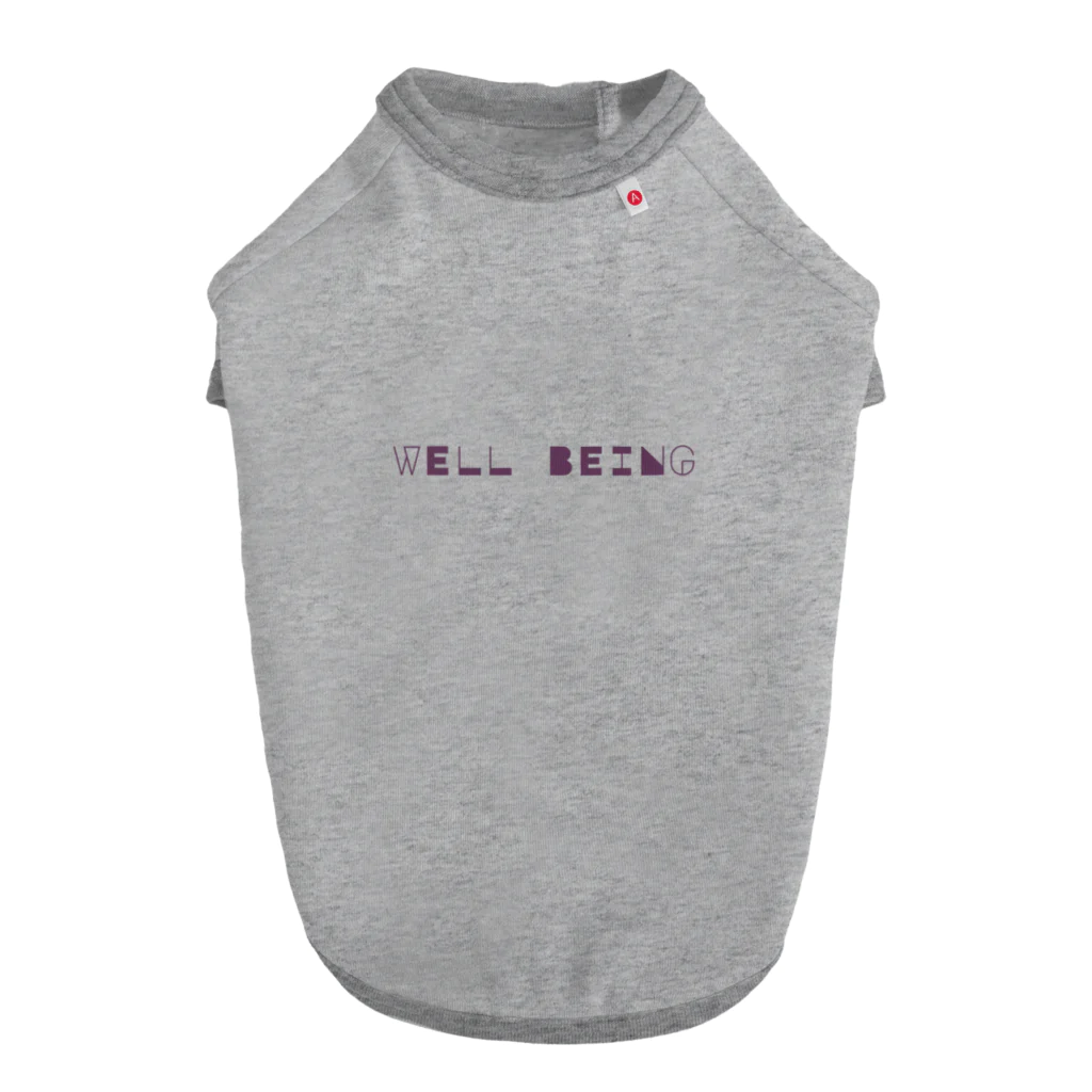 qasr el asulのWELL BEING (ウェル • ビーイング Dog T-shirt