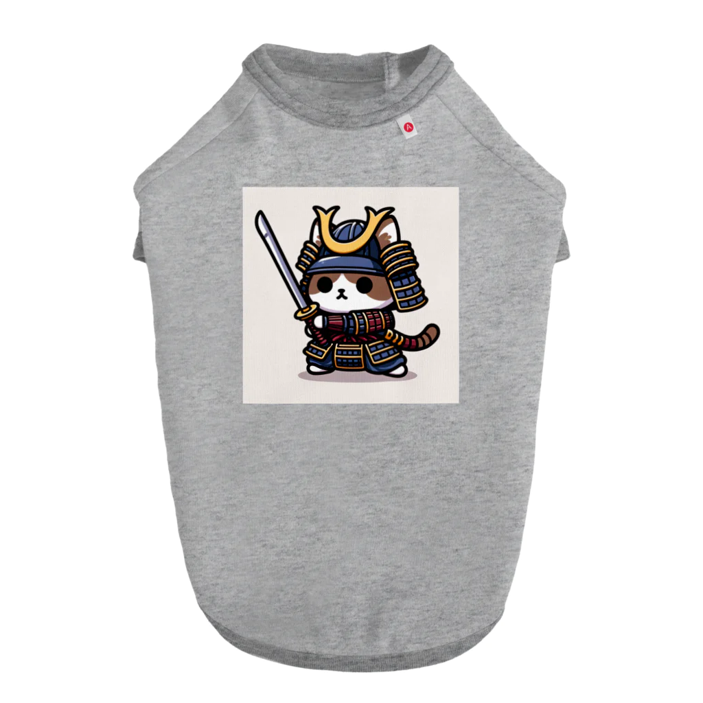 にゃんラボの武士にゃんこ Dog T-shirt