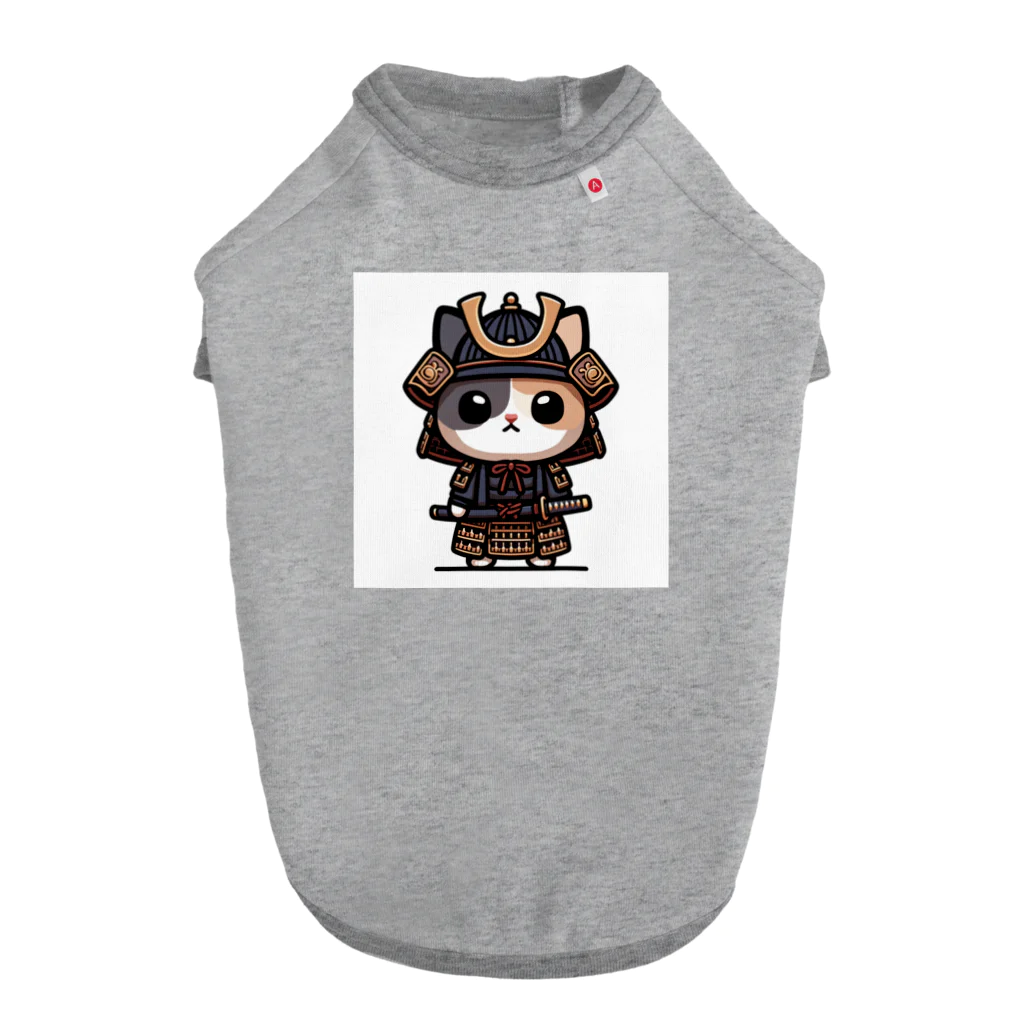 にゃんラボの武士にゃんこ２ ドッグTシャツ