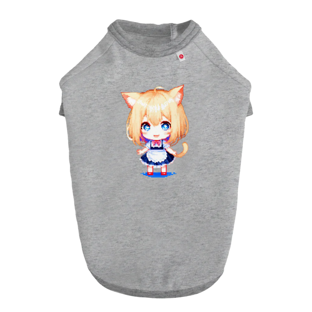 KAZAHANAの8-BITnekomimiMaid ドッグTシャツ