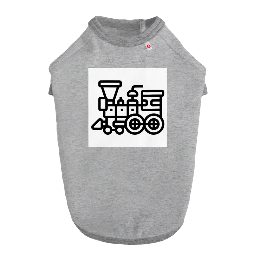 kouyou0625の機関車グッズ ドッグTシャツ