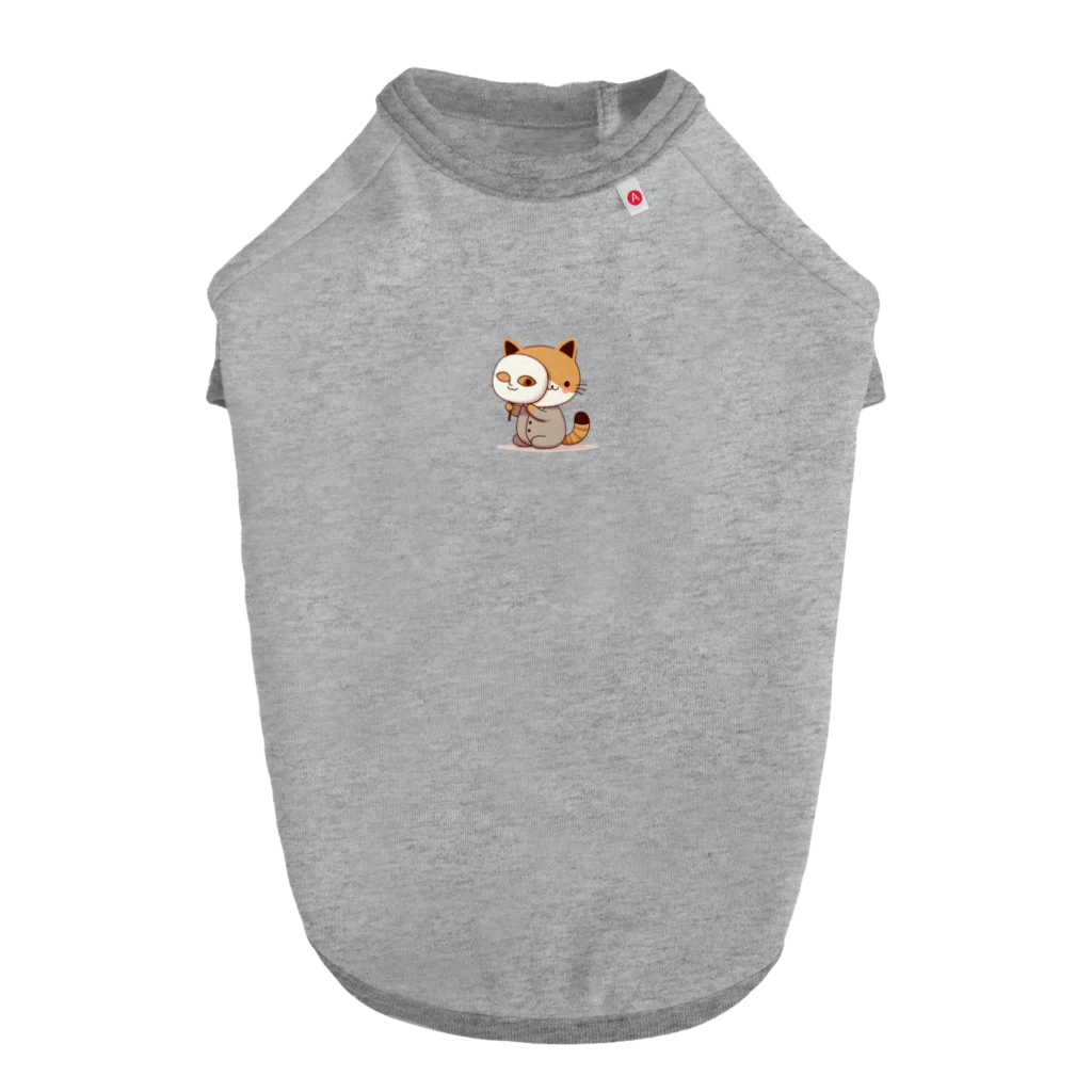 K'ramaの猫の仮面 Dog T-shirt