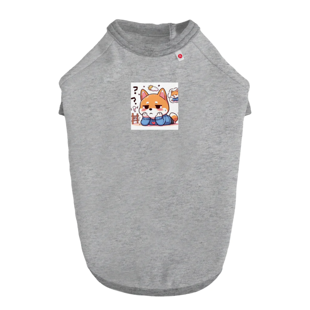 OMOROWの片思い犬 ドッグTシャツ