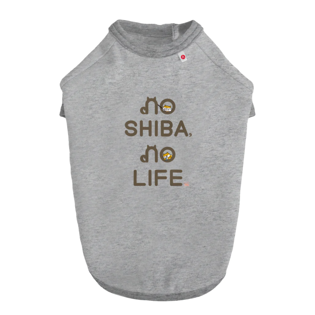 Goto DesignのNO SHIBA, NO LIFE. ドッグTシャツ