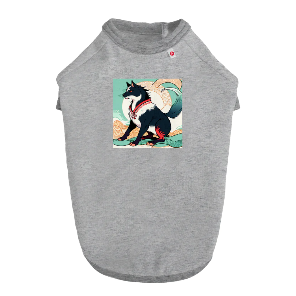 Tarionのうきよ犬8 Dog T-shirt