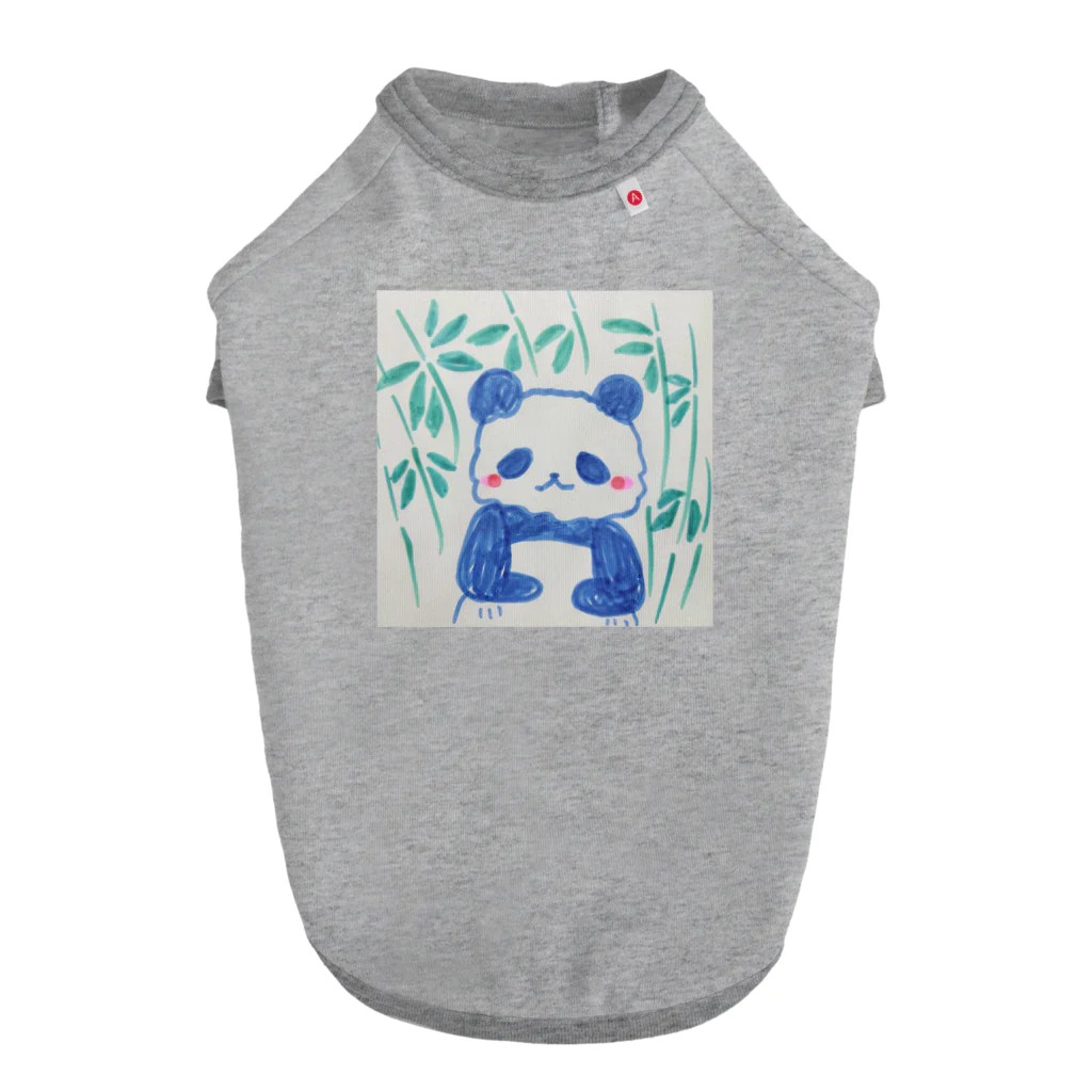 モチクマのモフモフパンダ君 ドッグTシャツ